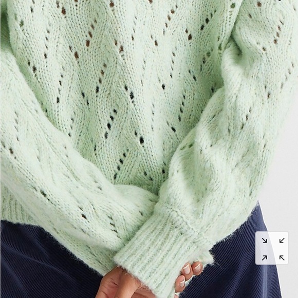 J.Crew Pointelle crewneck sweater - Picture 5 of 9